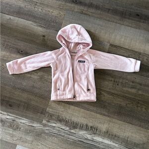 Girls Hooded Columbia Fleece